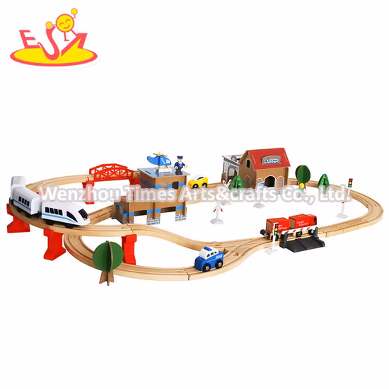 New Design Kids Wooden Electric Toy Train Sets W04c048