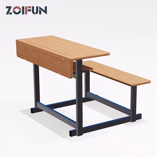 Lernmöbelset; Tisch, Schreibtisch, Holz, Stahl, College, Universität, Auditorium, Eisenbahn-Set